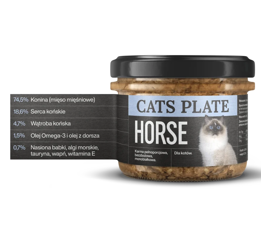 Cats Plate Horse 180g - zdjęcie 1