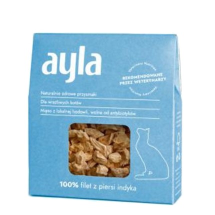 AYLA Filet z piersi indyka – przysmak dla kota 28g