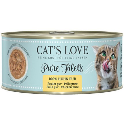 CAT'S LOVE Filet Pur Huhn – filety z kurczaka 100g
