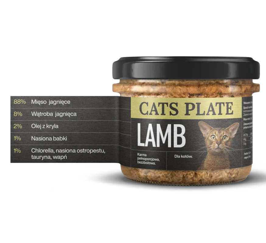 Cats Plate Lamb 180g - zdjęcie 1