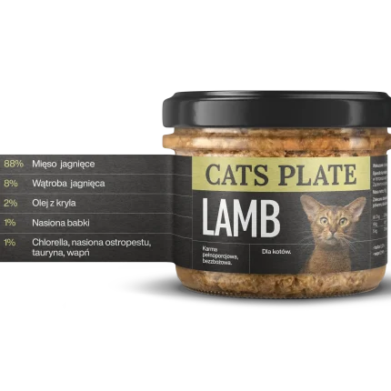 Cats Plate Lamb 180g - zdjęcie 1