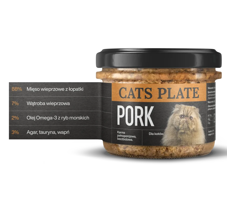 Cats Plate Pork 180g - zdjęcie 1