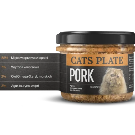 Cats Plate Pork 180g - zdjęcie 1