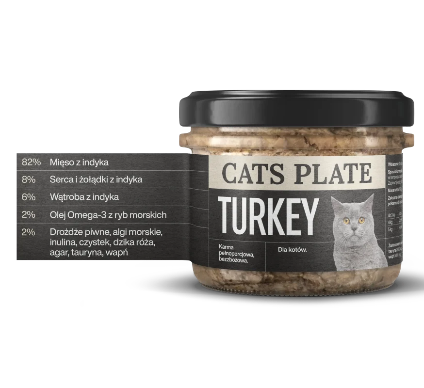 Cats Plate Turkey 180g - zdjęcie 1