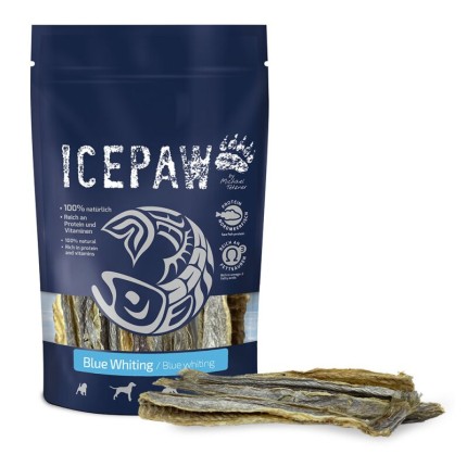 ICEPAW Blue Whiting – suszony błękitek, przysmak dla psów (100g)