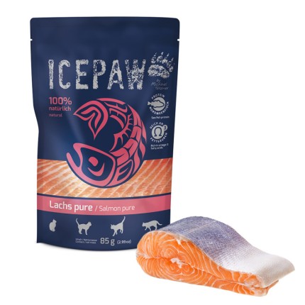 ICEPAW Cat Lachs pure – łosoś dla kotów (85g)
