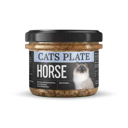 Cats Plate Horse 180g