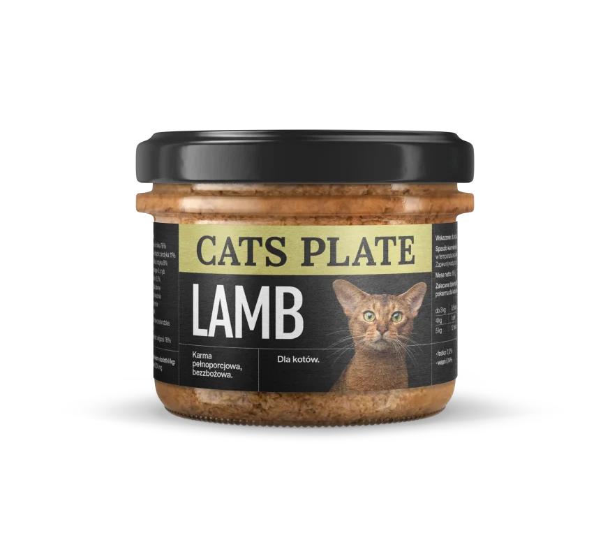 Cats Plate Lamb 180g