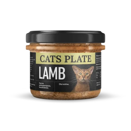 Cats Plate Lamb 180g
