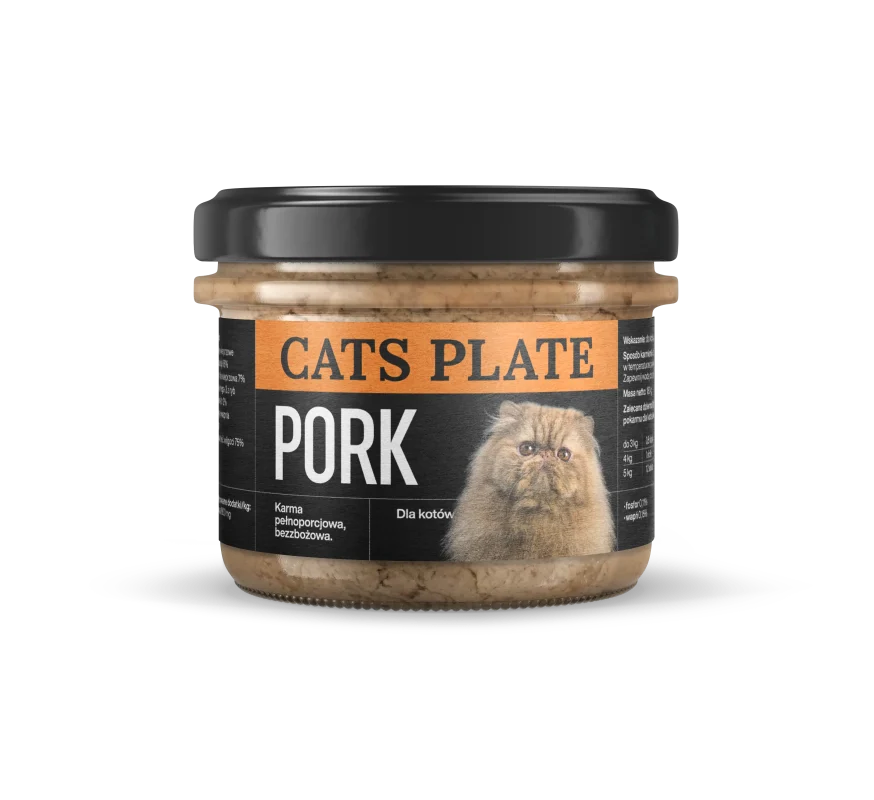 Cats Plate Pork 180g