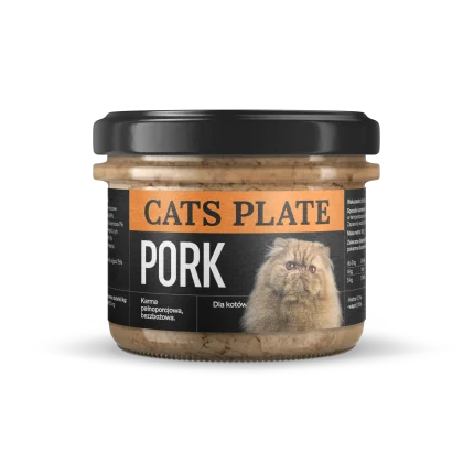 Cats Plate Pork 180g