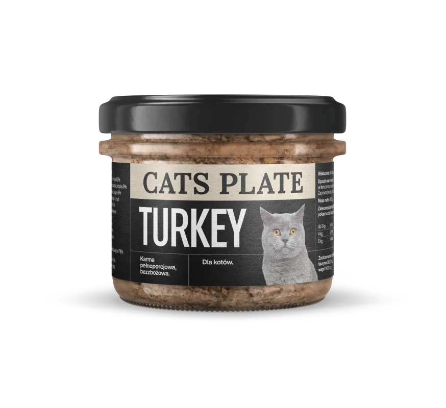 Cats Plate Turkey 180g