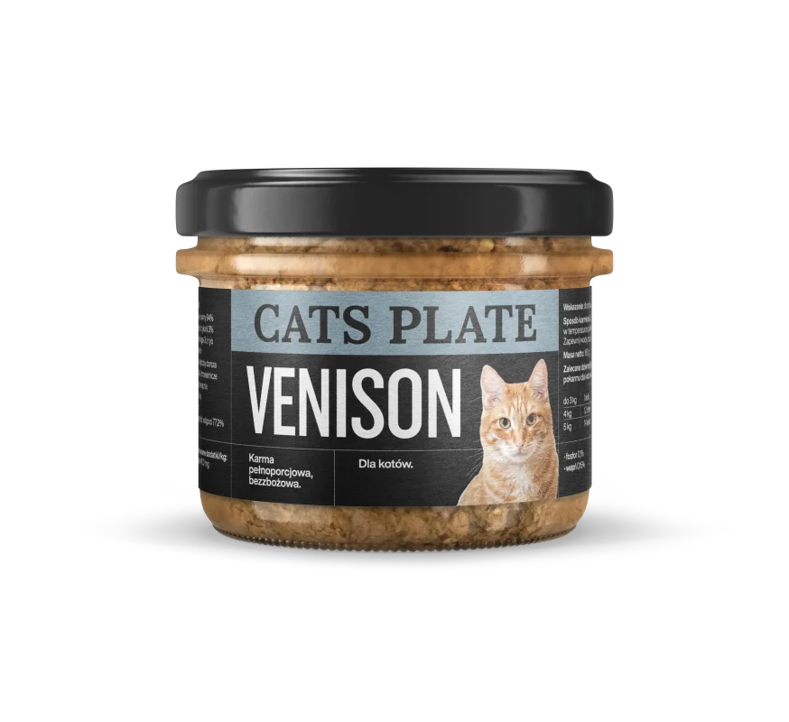 Cats Plate Venison 180g
