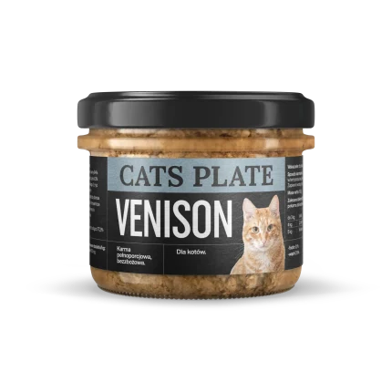 Cats Plate Venison 180g