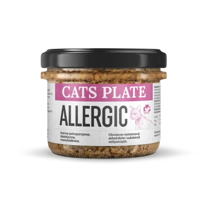 Cats Plate Vet Allergic 180g