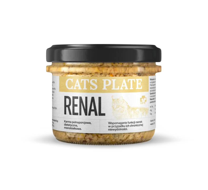Cats Plate Vet Renal z kaczką 180g
