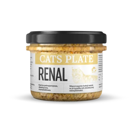 Cats Plate Vet Renal z kaczką 180g