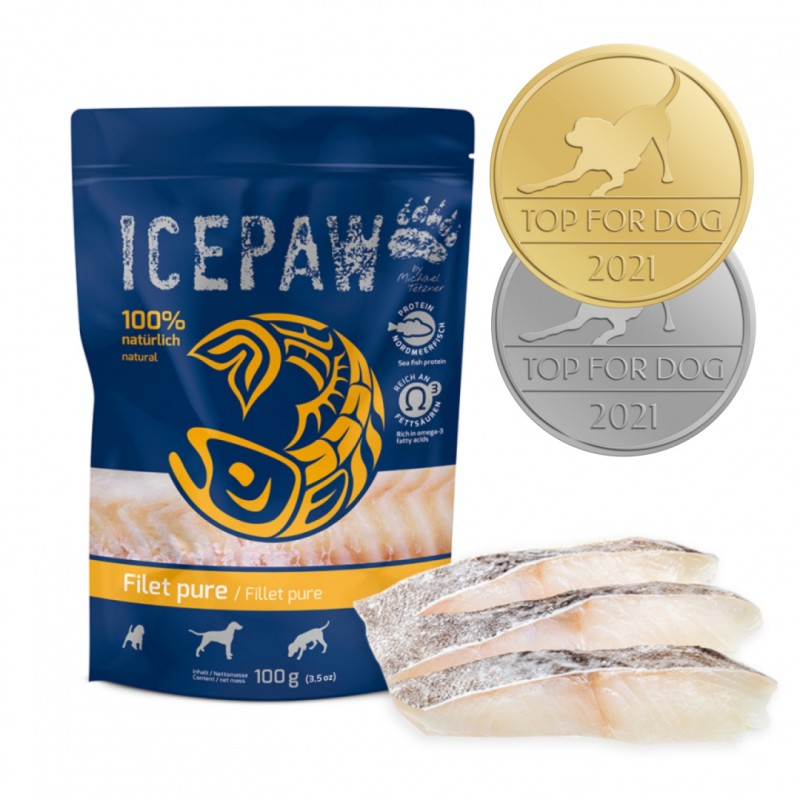 ICEPAW Filet Pure – filet z dorsza dla psów