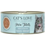 CAT'S LOVE Filet Pur Lachs – filety z łososia 100g