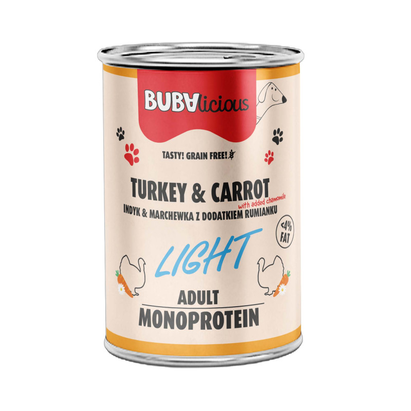 BUBAlicious Light Mono Indyk 400g