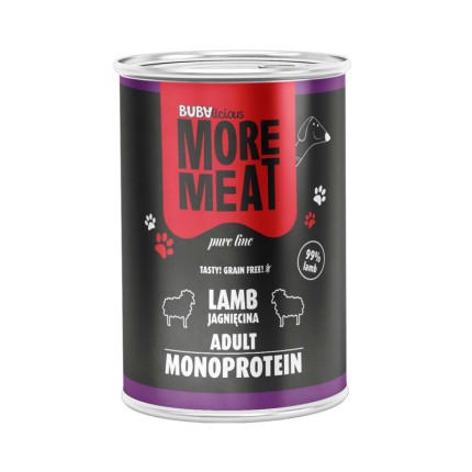 BUBAlicious More Meat Mono Jagnięcina 400g