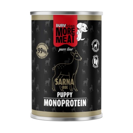 BUBAlicious More Meat Mono Sarna PUPPY 400g