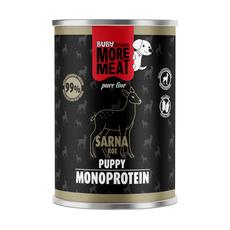 BUBAlicious More Meat Mono Sarna PUPPY 400g