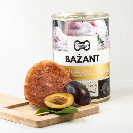 Psiastki Premium Bażant ze śliwką 400g