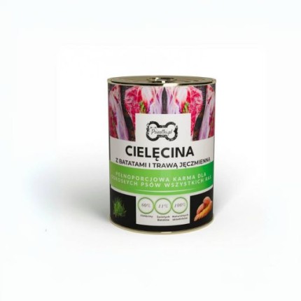 Psiastki Green Line Cielęcina z batatami 400g