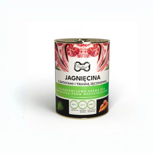 Psiastki Green Line Jagnięcina z batatami 400g