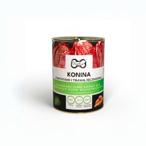 Psiastki Green Line Konina z batatami 400g