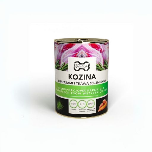 Psiastki Green Line Kozina z batatami 400g