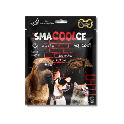 Psiastki Smacoolce z dzika – kosteczki dla psów i kotów