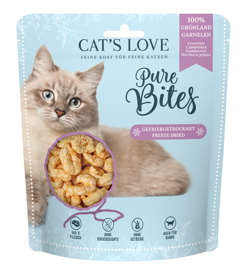 CAT'S LOVE Pure Bites krewetki grenlandzkie 30g