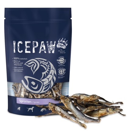 ICEPAW suszone szprotki – przysmak dla psów