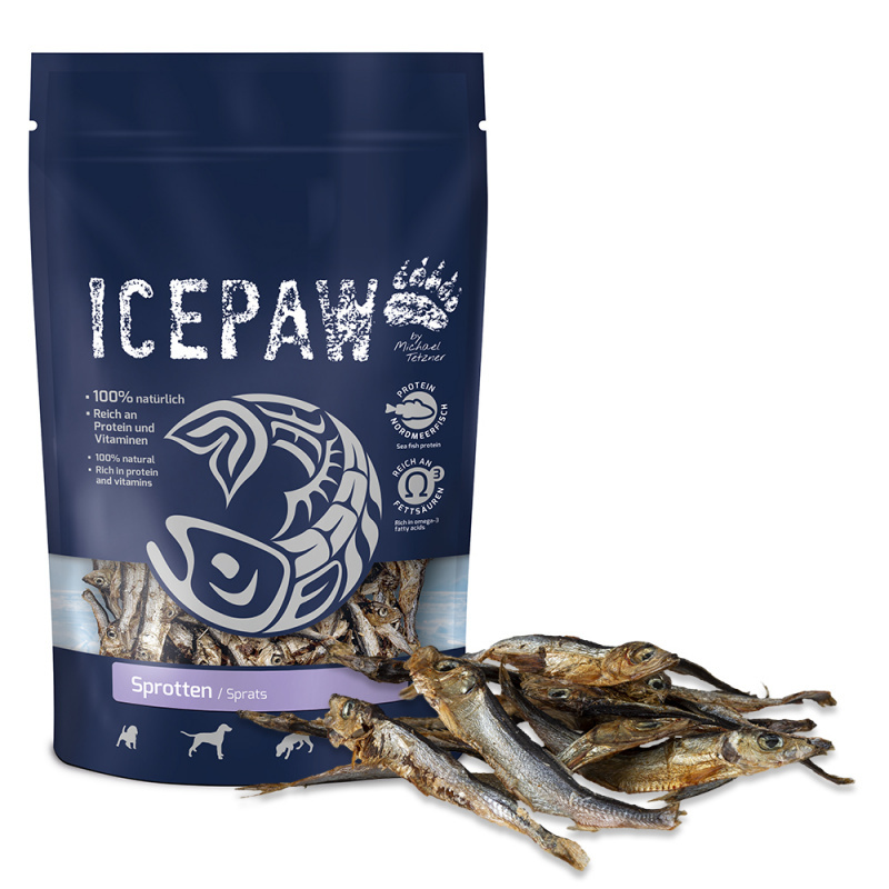ICEPAW suszone szprotki – przysmak dla psów