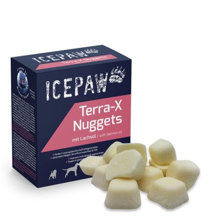 ICEPAW Terra-X Nuggets – przekąska energetyczna z olejem z łososia dla psów (40 szt.)