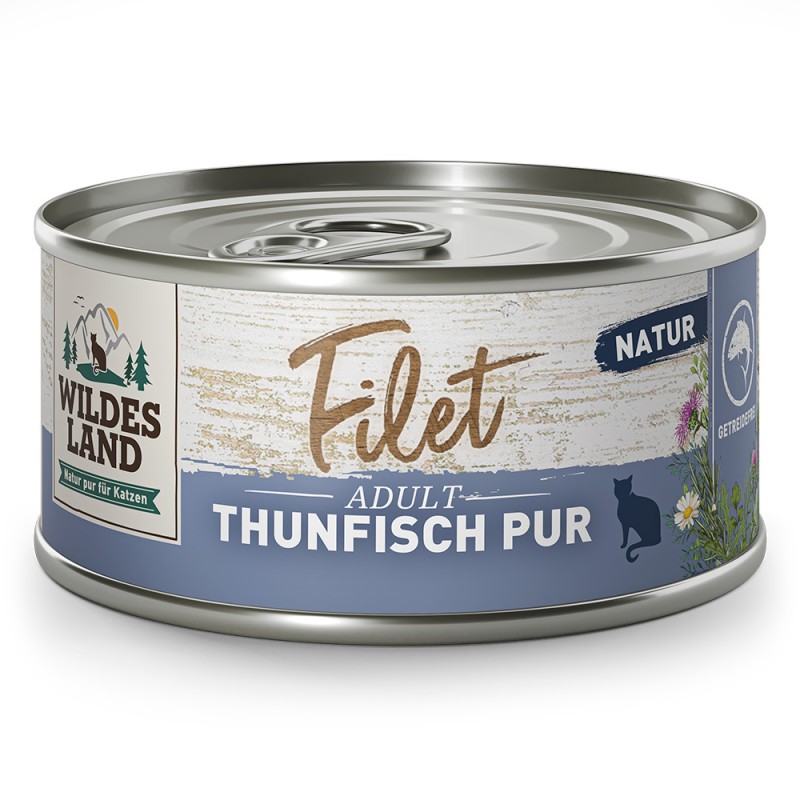 Wildes Land CAT Thunfisch Pur Filet – Tuńczyk 80g
