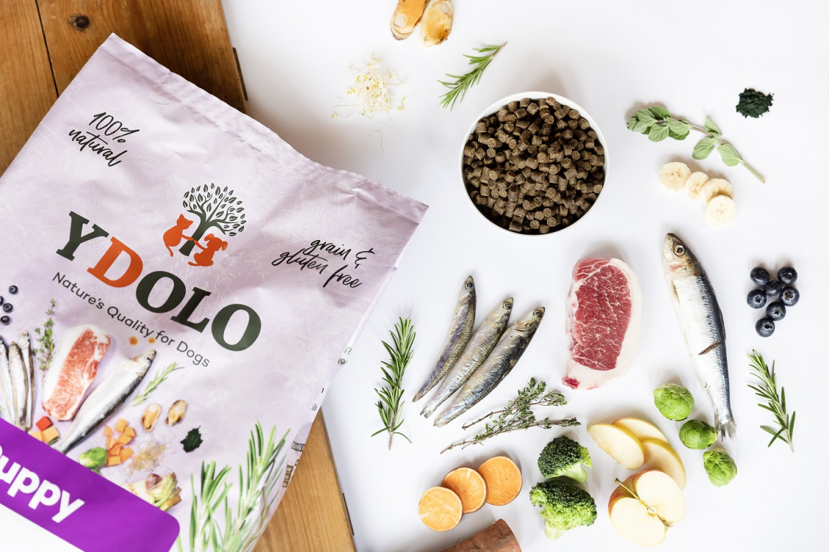 YDOLO Puppy – Wieprzowina Iberico i Ryby Karma Półwilgotna - zdjęcie 1