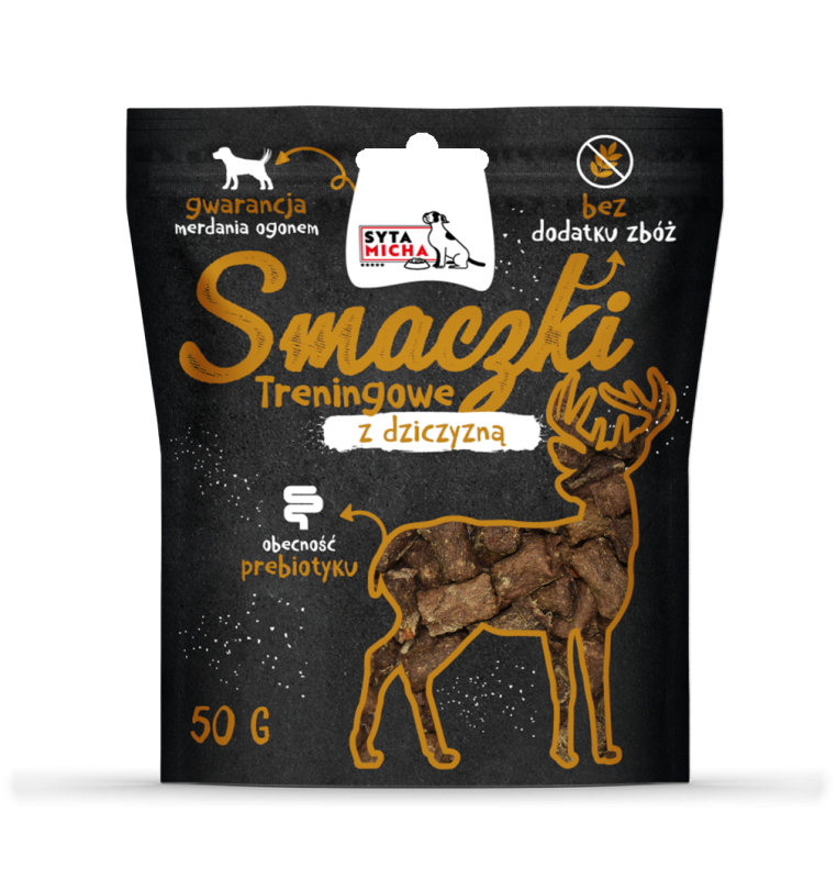 Smaczki treningowe z dziczyzną 50g