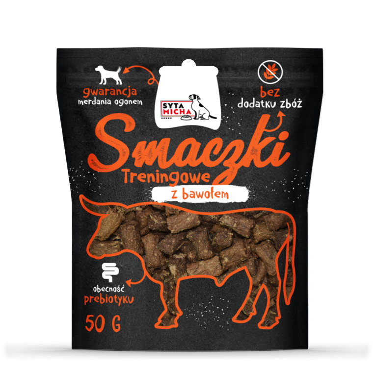 Smaczki treningowe z bawołem 50g