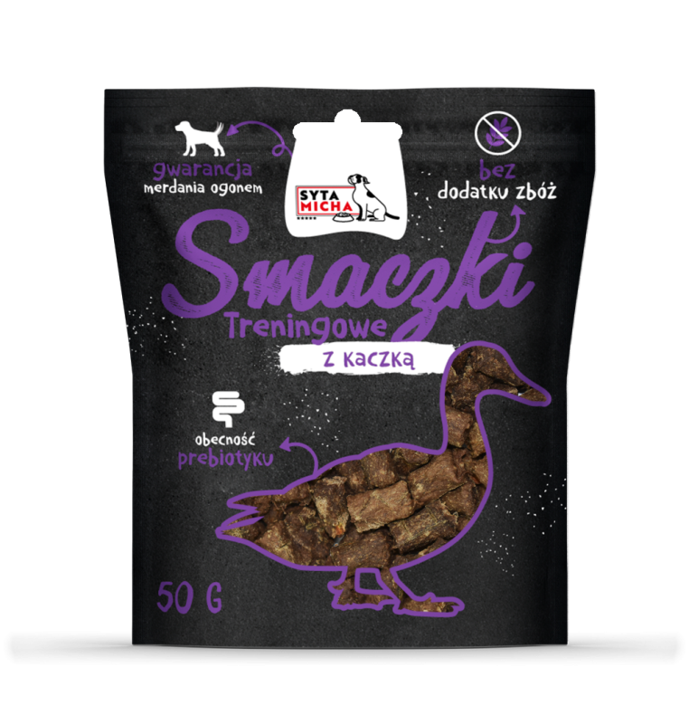 Smaczki treningowe z kaczką 50g