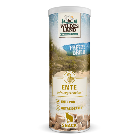 Wildes Land CAT Ente – Liofilizowane Przysmaki z Filetu Kaczki dla Kotów 26g