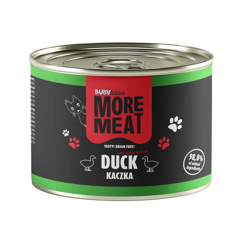BUBAlicious More Meat Mono Kaczka 185g