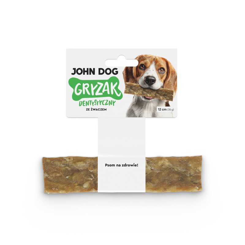 John Dog Gryzak Dentystyczny ze Zwaczem i Algami 12cm