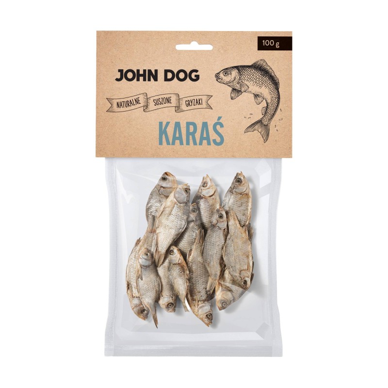 John Dog Suszone Rybki Karas 100g