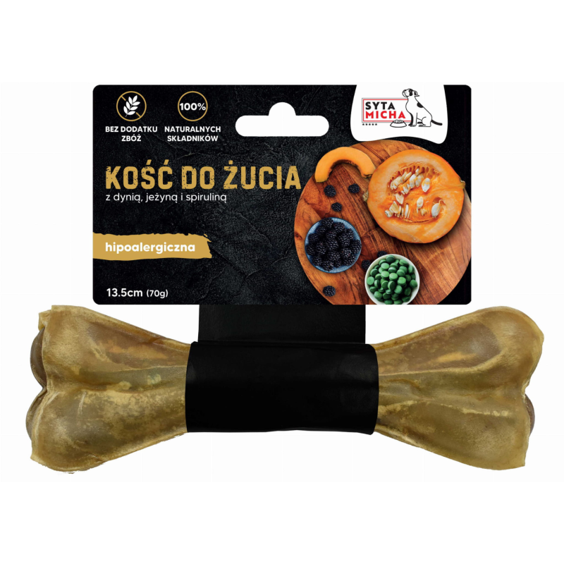 Kość do żucia hipoalergiczna z koniną 13,5cm
