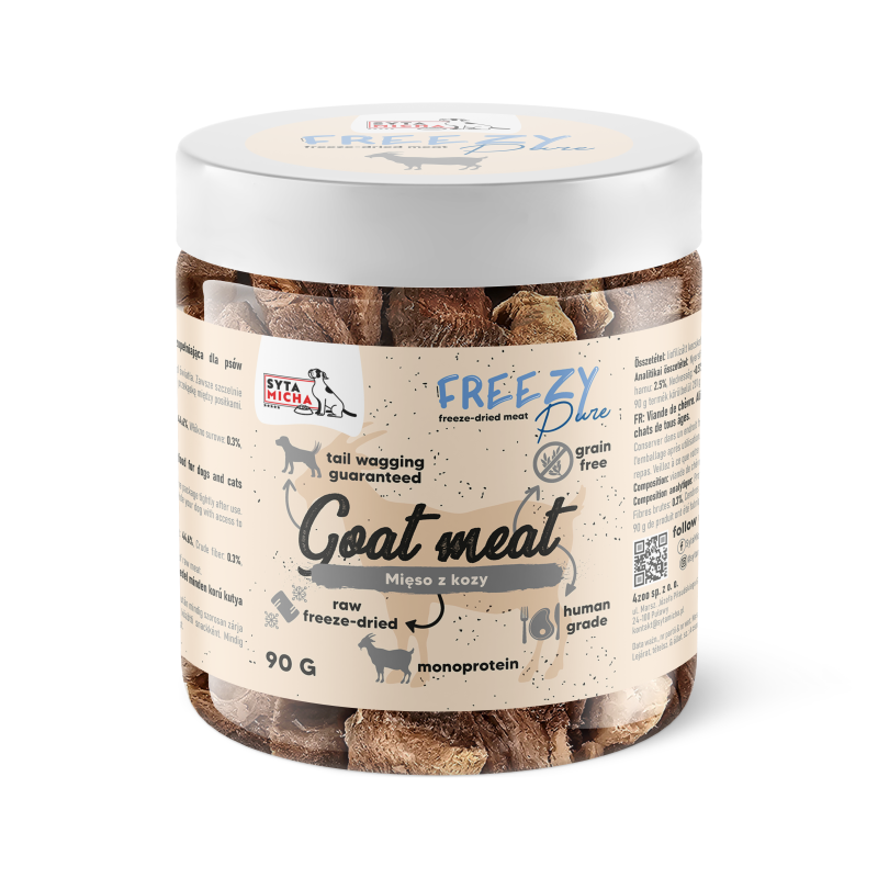 FREEZY Pure Liofilizowane mięso z kozy 90g