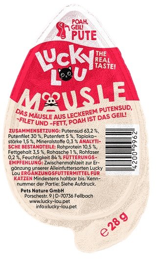 Lucky Lou Mäusle Indyk 28g