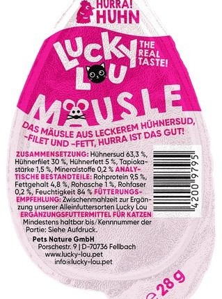 Lucky Lou Mäusle Kurczak 28g
